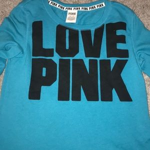 PINK/ Victoria secrets sweat shirt crop top
